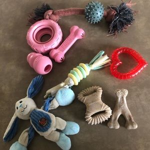 Puppy toy lot for medium to large size breed